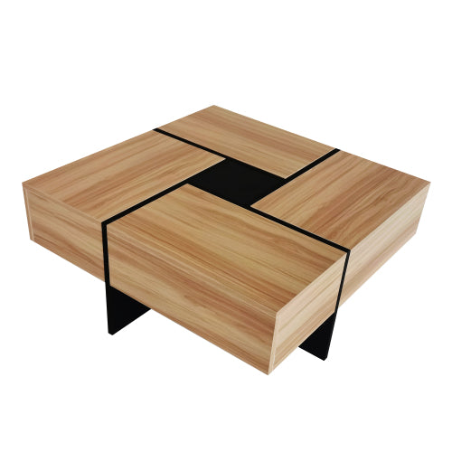 Unique Design Coffee Table Brown