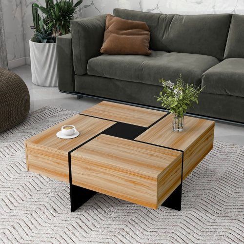 Unique Design Coffee Table Brown
