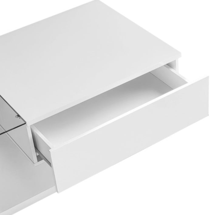 Coffee Table With Glass And LED